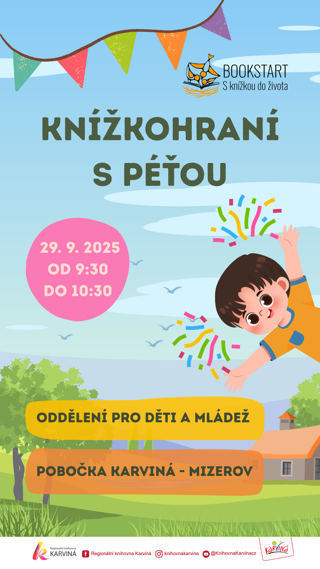 Bookstart - Knížkohraní s Péťou